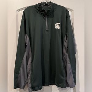Champion Elite Michigan State Quarter Zip‎ Size XL